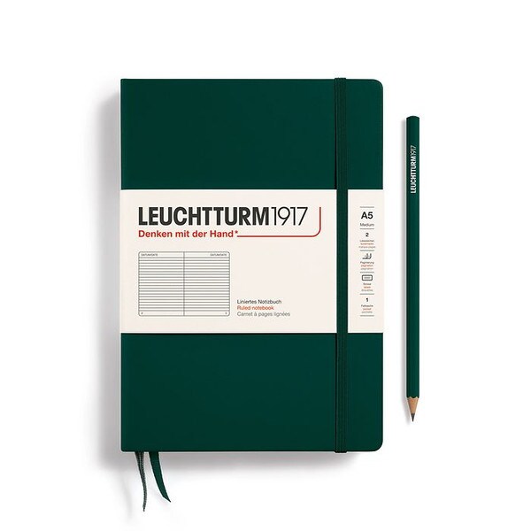 Leuchtturm 1917 Forest Green Ruled